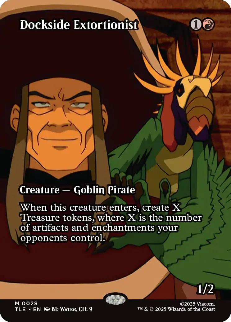 Dockside Extortionist [28] [Borderless] [Source Material] [Avatar: The Last Airbender Eternal] [Non-Foil]
