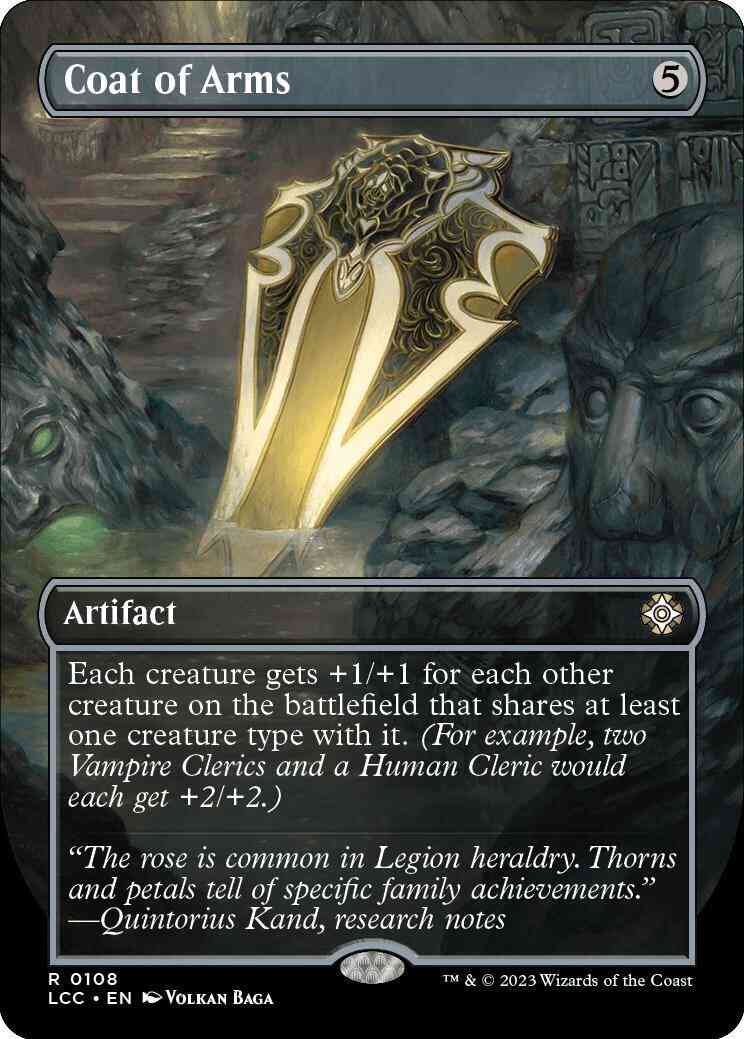 Coat of Arms [108] [Borderless] [The Lost Caverns of Ixalan: Commander] [Non-Foil]