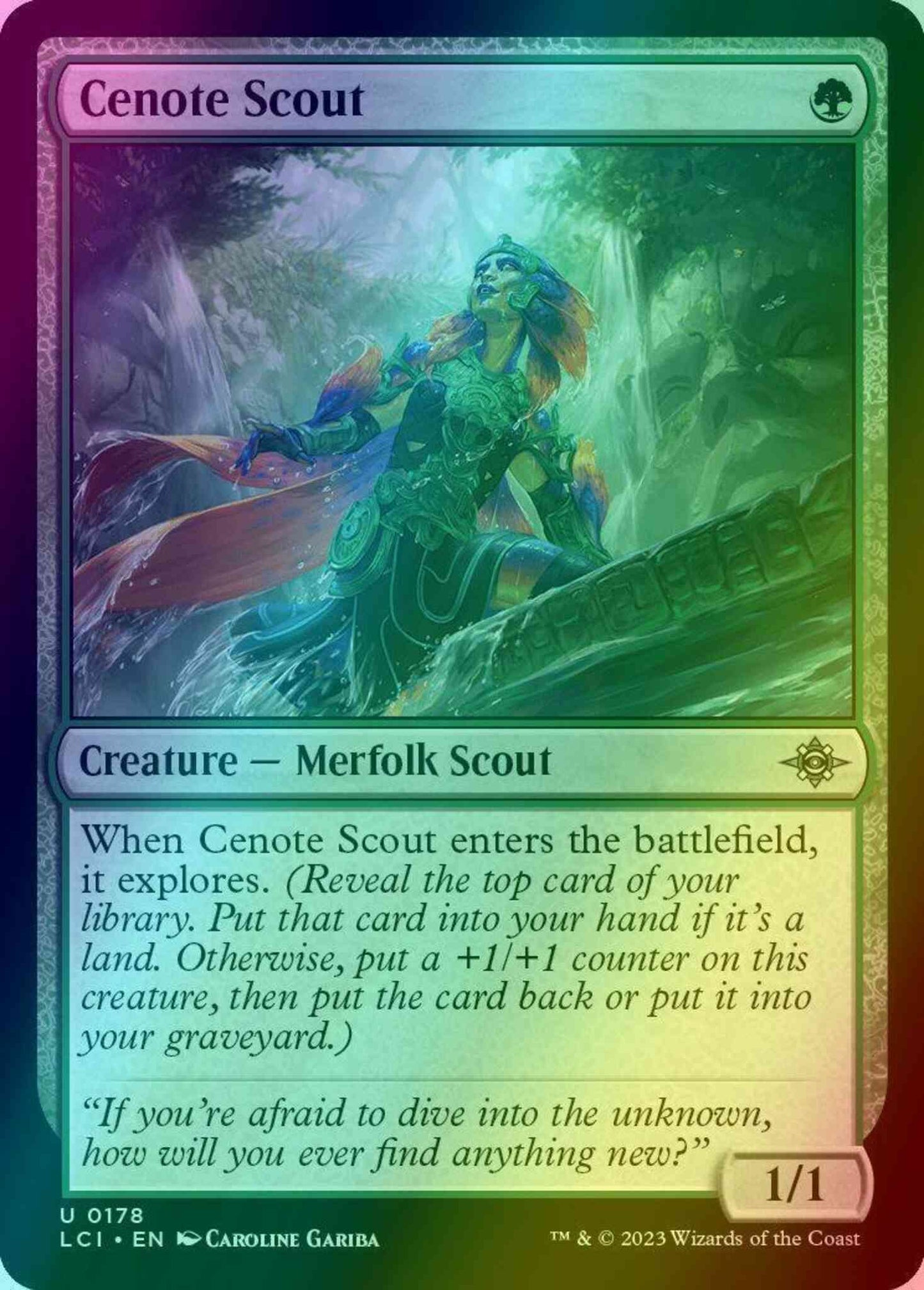 Cenote Scout [178] [The Lost Caverns of Ixalan] [Foil]