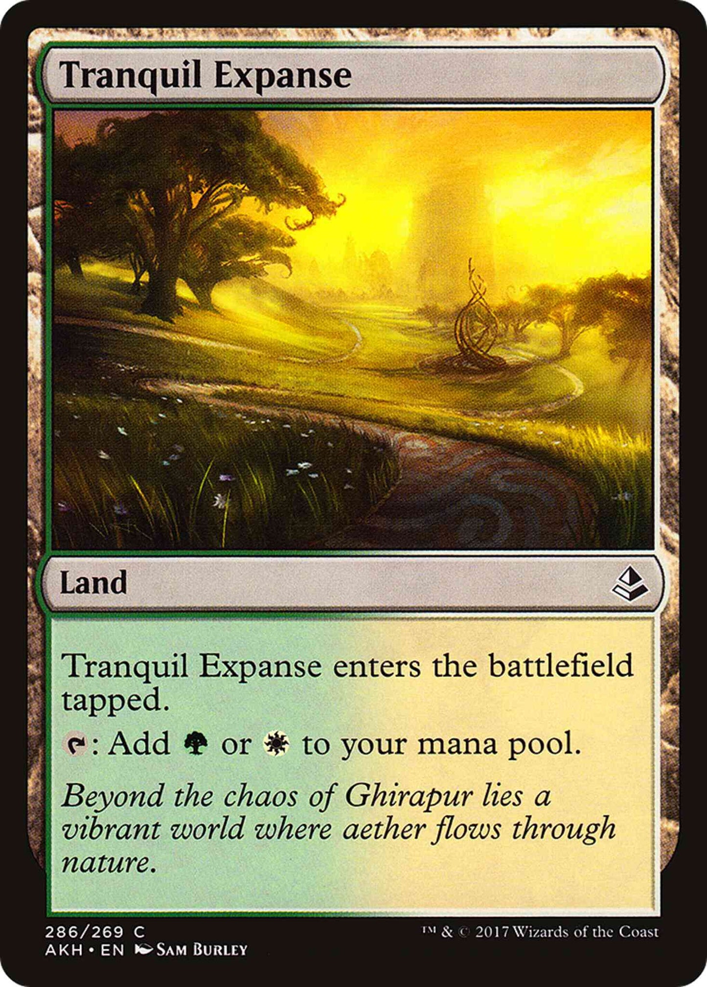 Tranquil Expanse [Deck Builder's Toolkit] [286] [Amonkhet] [Non-Foil]