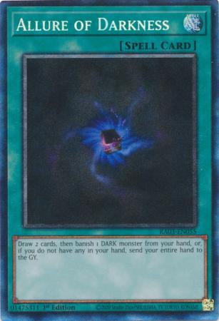 Allure of Darkness - RA03-EN055 - Prismatic Collector's Rare - 1st Edition