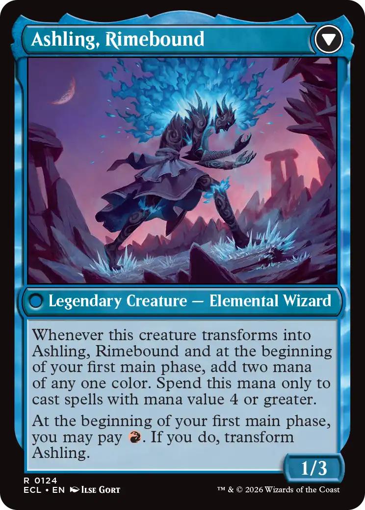 Ashling, Rekindled // Ashling, Rimebound [124] [Lorwyn Eclipsed] [Non-Foil]