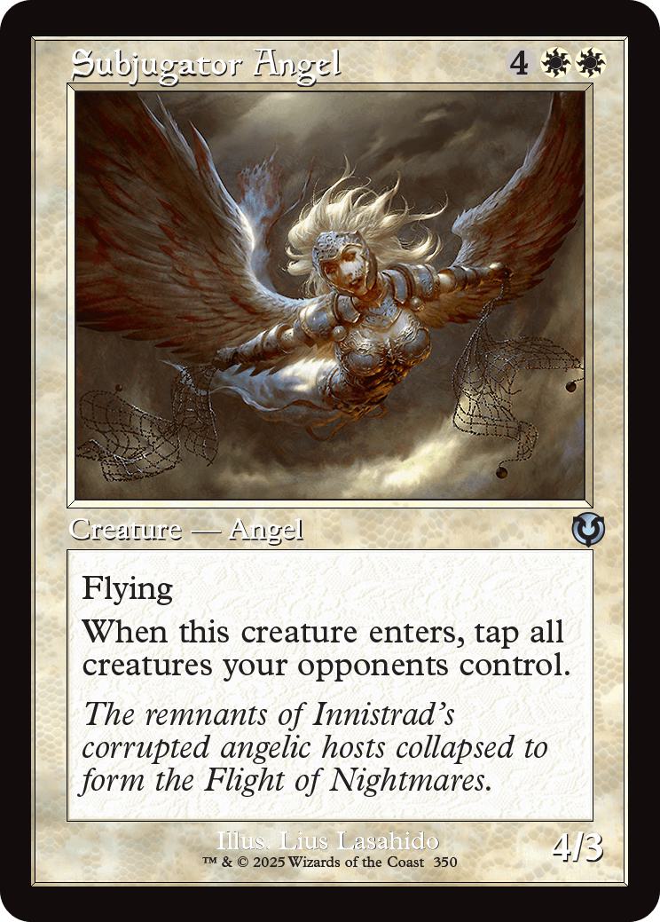Subjugator Angel [350] [Retro Frame] [Innistrad Remastered] [Non-Foil]