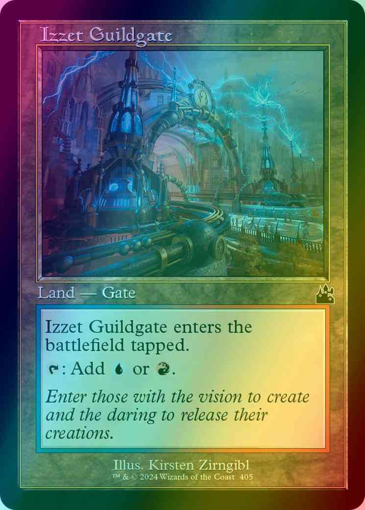 Izzet Guildgate [405] [Retro Frame] [Ravnica Remastered] [Foil]