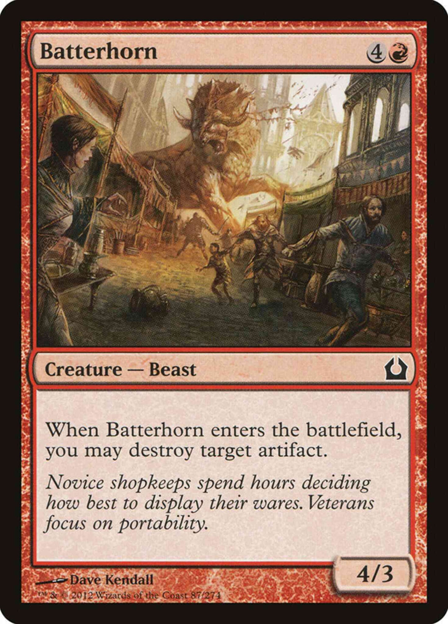 Batterhorn [87] [Return To Ravnica] [Non-Foil]
