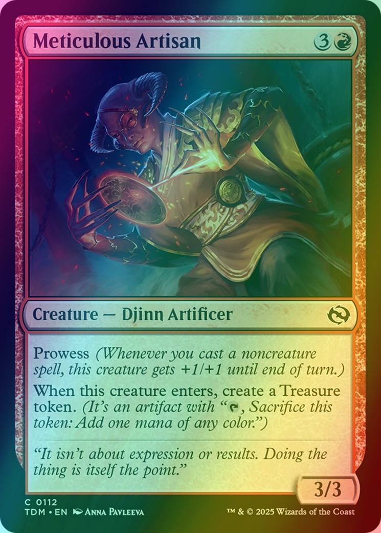 Meticulous Artisan [112] [Tarkir: Dragonstorm] [Foil]