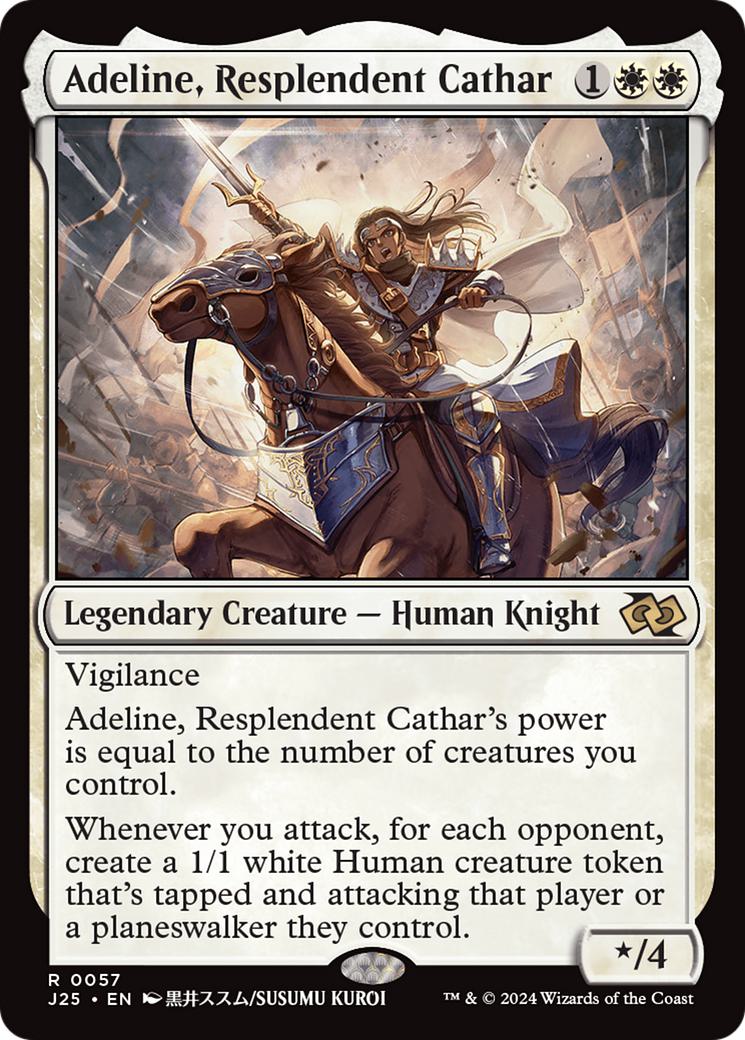 Adeline, Resplendent Cathar [57] [Anime] [Foundations: Jumpstart] [Non-Foil]