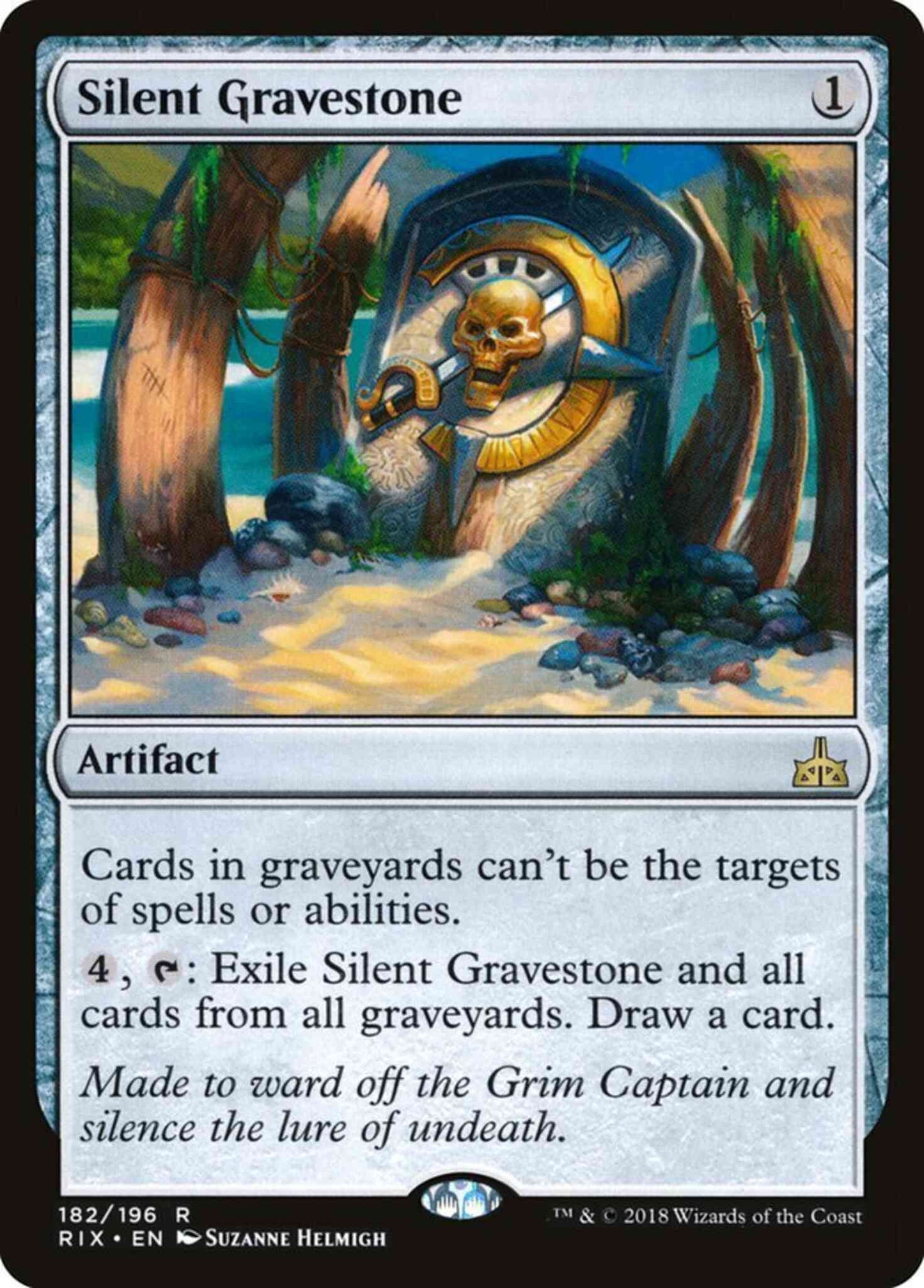Silent Gravestone [182] [Rivals of Ixalan] [Non-Foil]