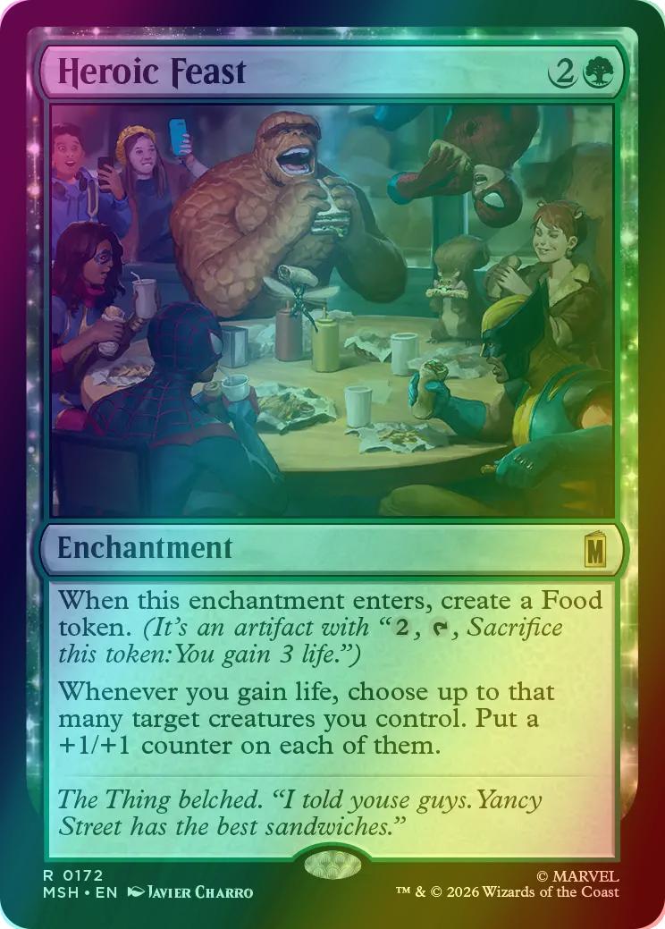 Heroic Feast [172] [Marvel Super Heroes] [Foil]