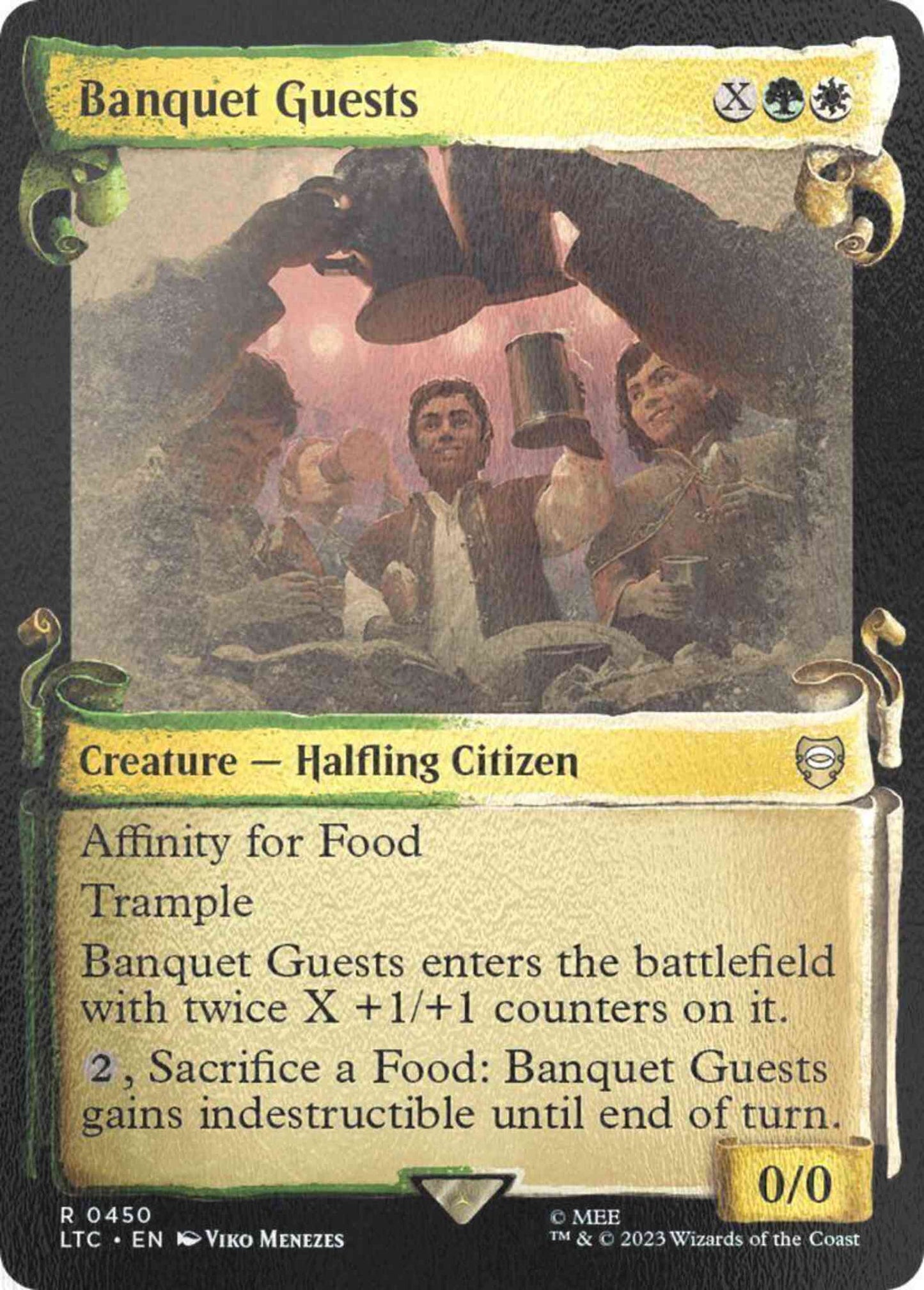 Banquet Guests [450] [Scrolls Showcase] [The Lord of the Rings: Tales of Middle-earth: Commander] [Silver Foil]