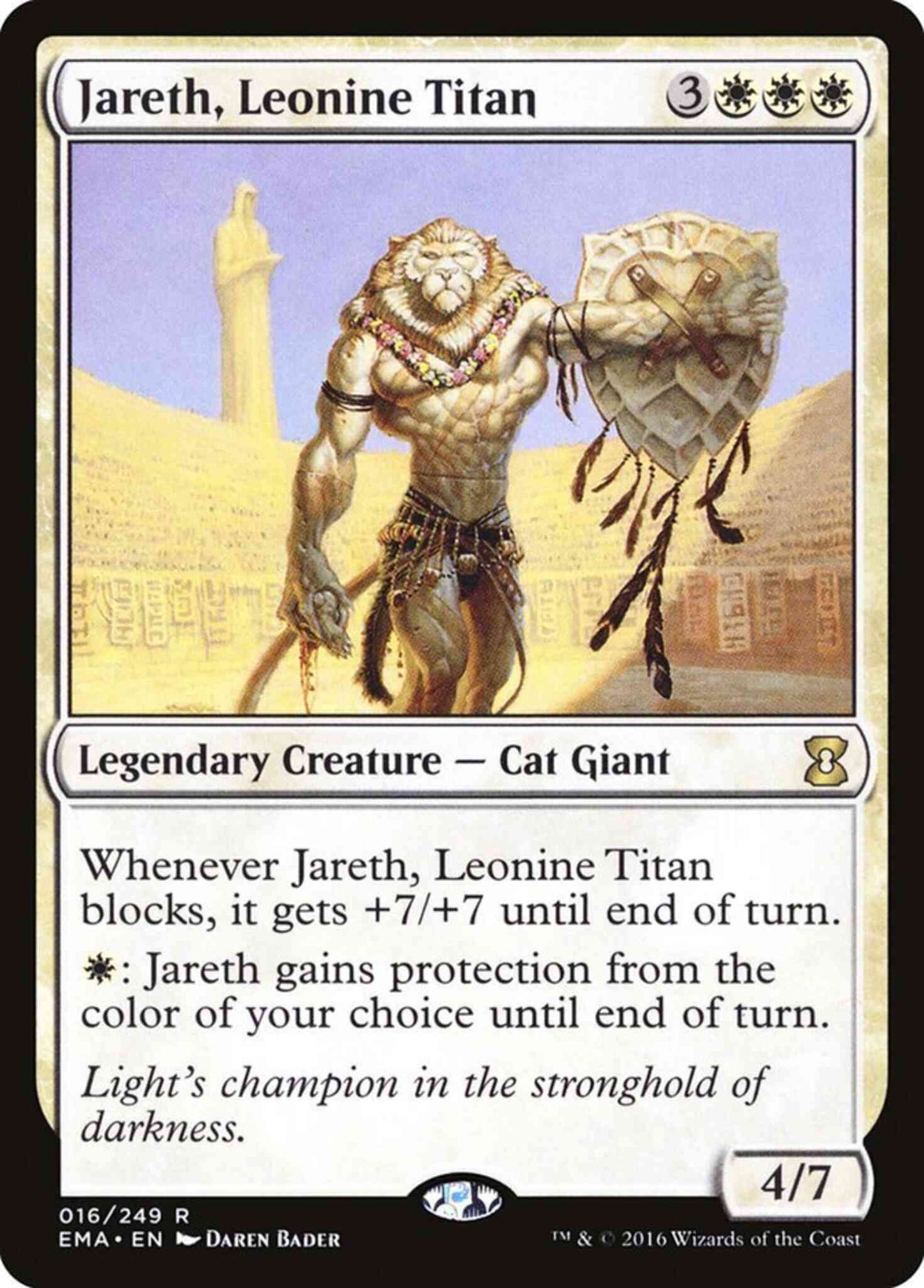 Jareth, Leonine Titan [16] [Eternal Masters] [Non-Foil]