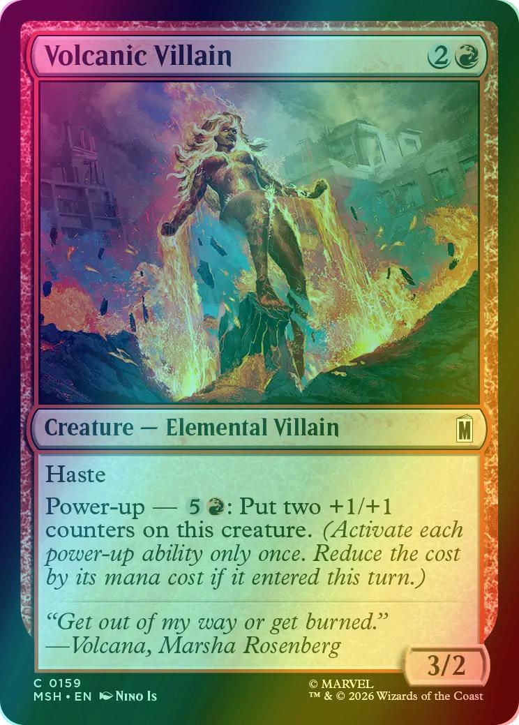 Volcanic Villain [159] [Marvel Super Heroes] [Foil]