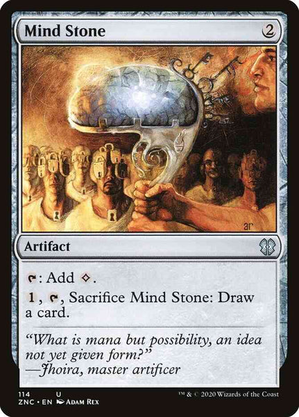 Mind Stone [114] [Zendikar Rising Commander] [Non-Foil] – Face to