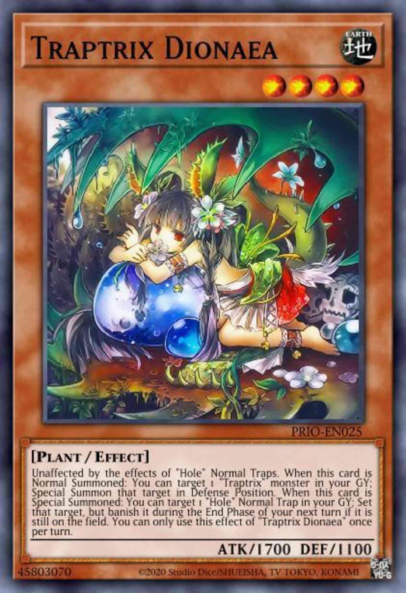 Traptrix Dionaea - PGL2-EN041 - Gold Rare - 1st Edition