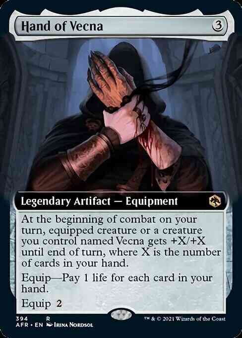 Hand of Vecna [394] [Extended Art] [Adventures In The Forgotten Realms] [Non-Foil]