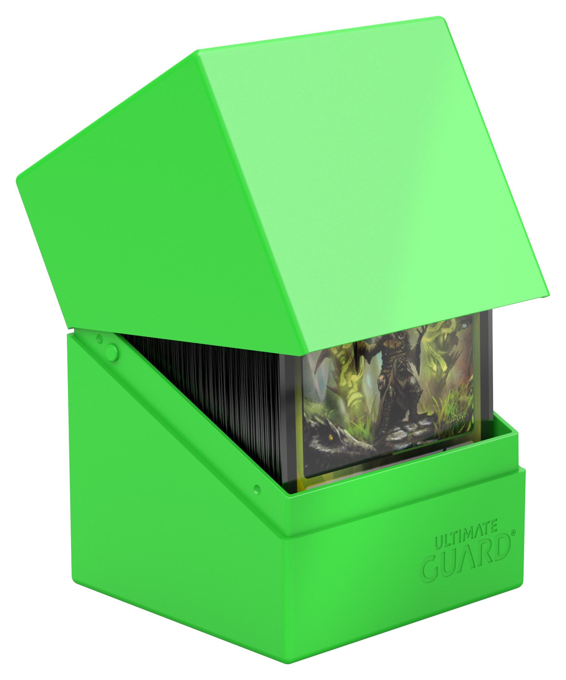 Durable Vert Deck Case pour 100 Double-Sleeved TCG Burundi Durable Vert Deck Case pour 100 Double-Sleeved TCG Burundi