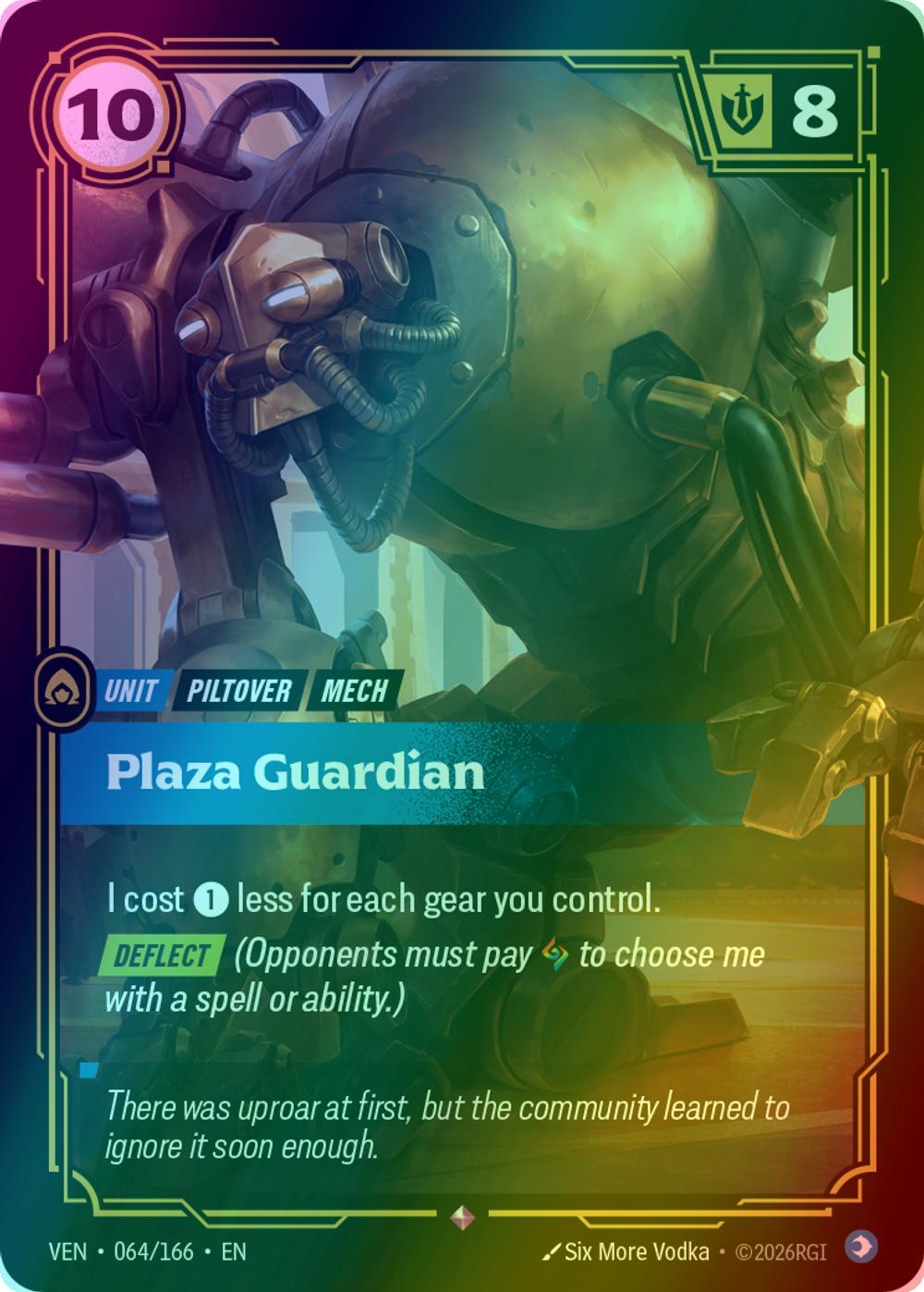Plaza Guardian - 064/166 [Vendetta] [Foil]