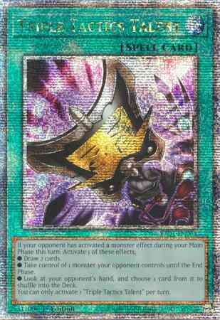 Triple Tactics Talent - RA01-EN063 - Quarter Century Secret Rare - 1st Edition