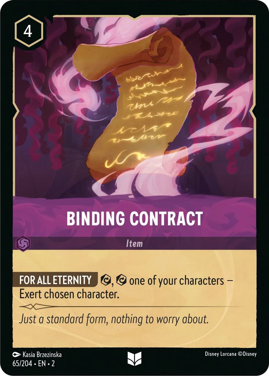 Binding Contract - 65/204 [Rise Of The Floodborn] [Cold Foil]