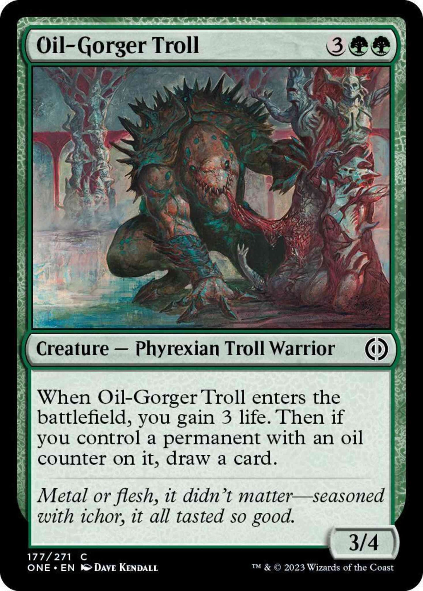 Oil-Gorger Troll [177] [Phyrexia: All Will Be One] [Non-Foil]