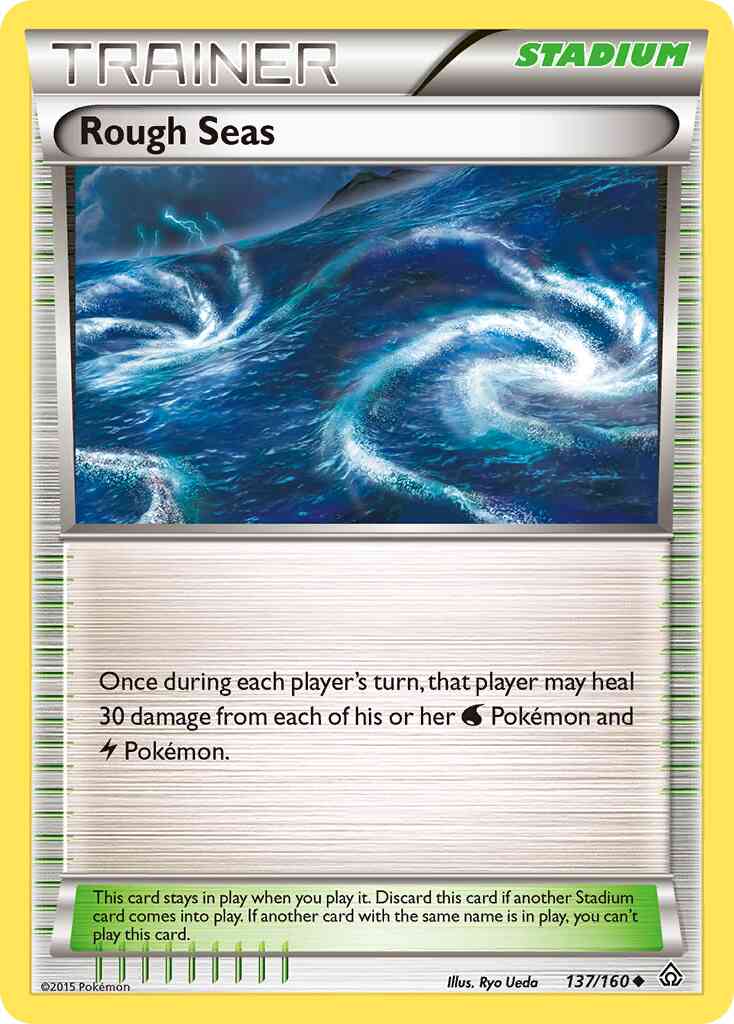 Rough Seas - 137/160 - Uncommon [xy5-137] [Non-Holo]