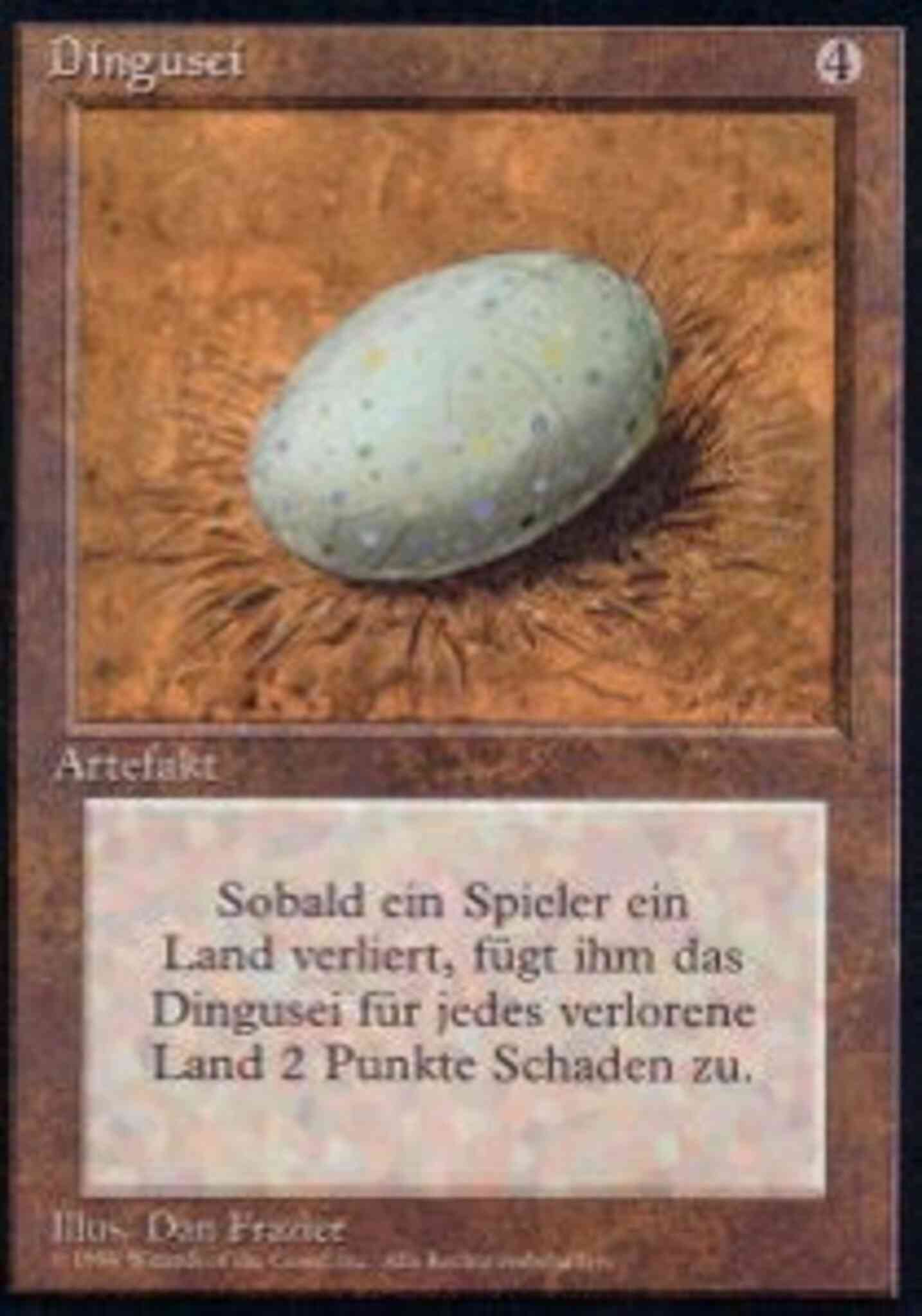 Dingus Egg - German [244] [Foreign Black Border: German] [Non-Foil]