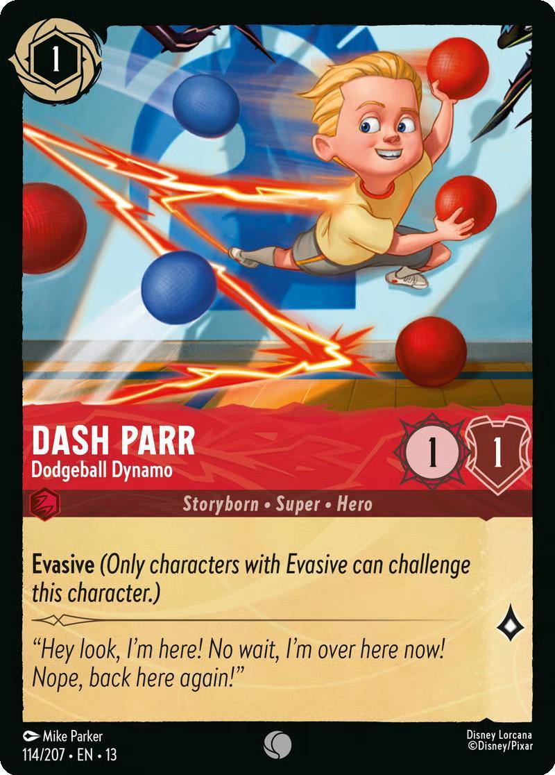 Dash Parr - Dodgeball Dynamo - 114/204 [Attack of the Vine!] [Non-Foil]