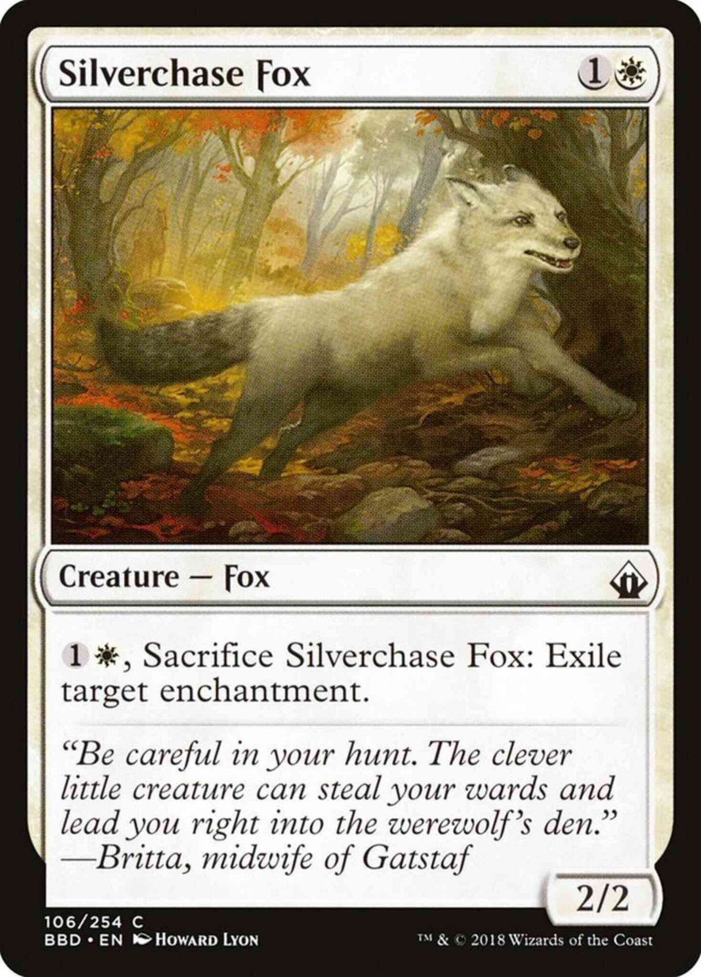 Silverchase Fox [106] [Battlebond] [Non-Foil]