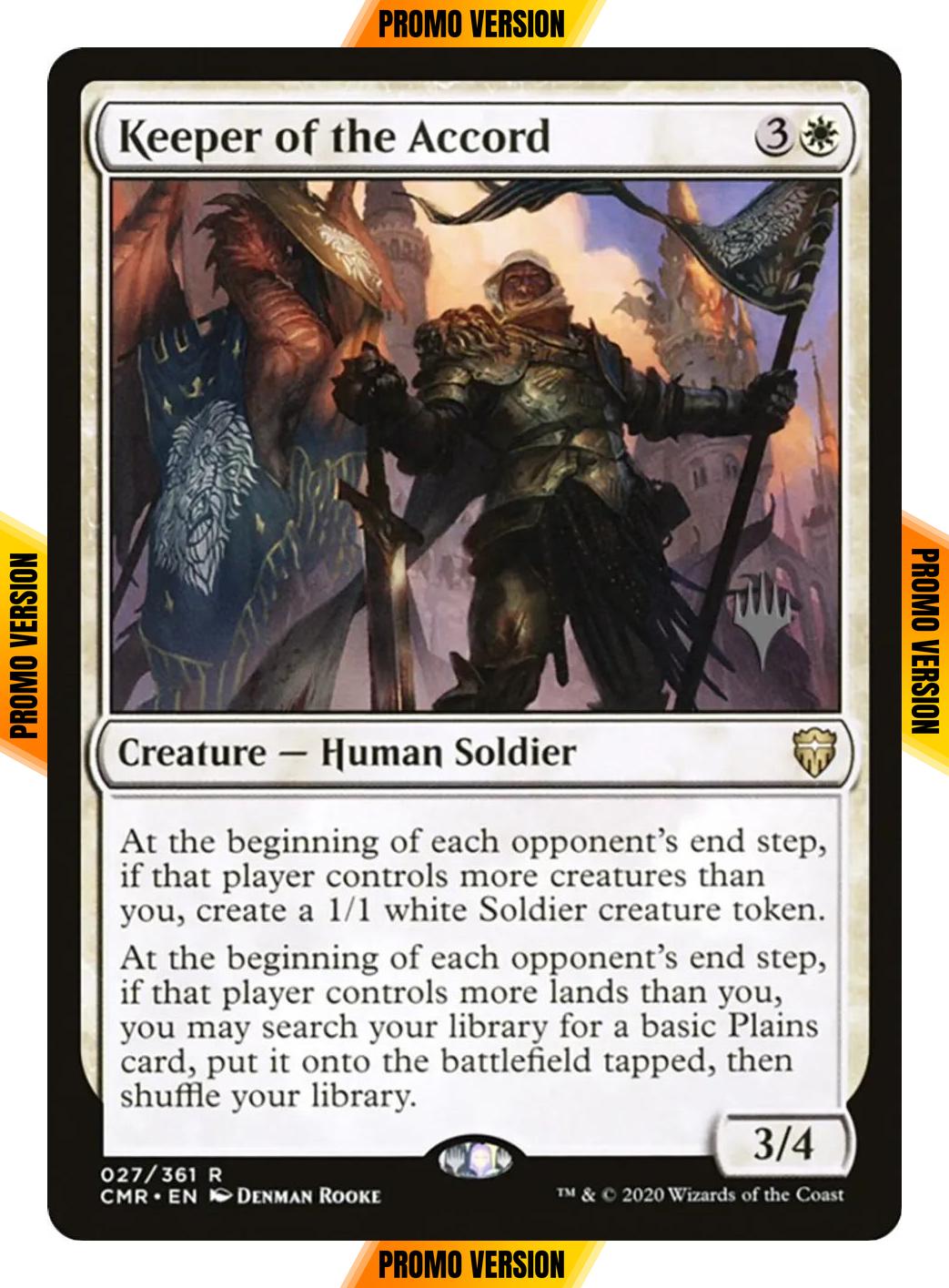 Keeper of the Accord [27p] [Promo Pack] [Commander Legends: Promos] [Non-Foil]