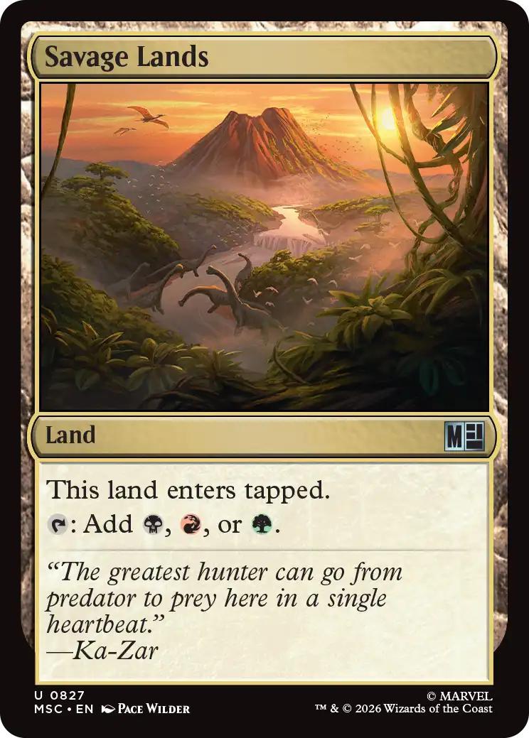 Savage Lands [827] [Jumpstart] [Marvel Super Heroes: Commander] [Non-Foil]