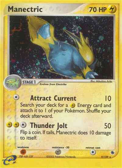 Manectric - 9/109 - Rare Holo [ex1-9] [Holo]