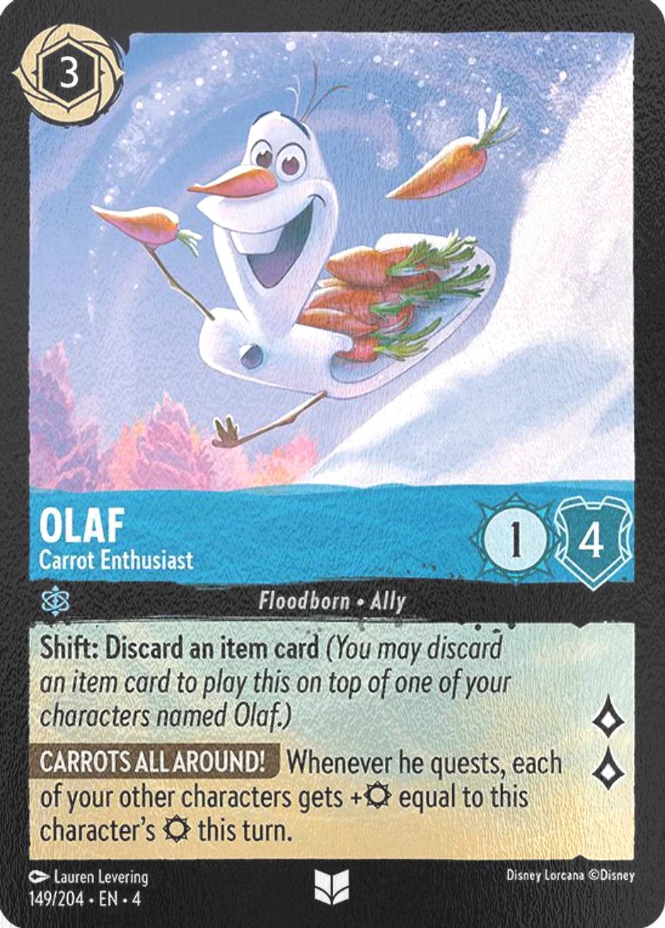 Olaf - Carrot Enthusiast - 149/204 [Ursula's Return] [Cold Foil]