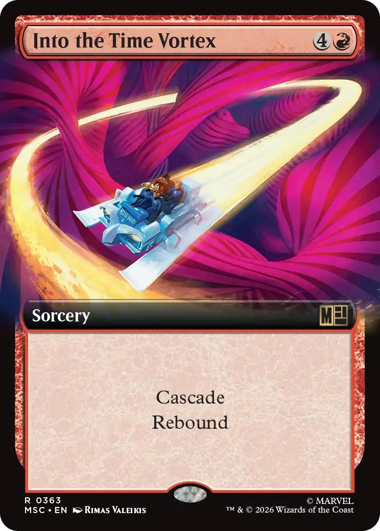 Into the Time Vortex [363] [Extended Art] [Marvel Super Heroes: Commander] [Non-Foil]