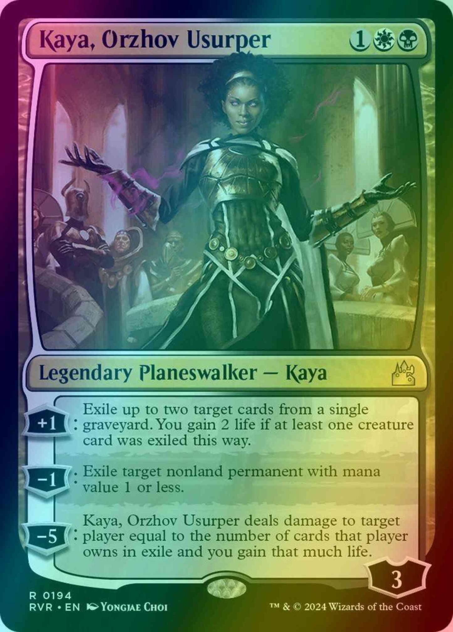 Kaya, Orzhov Usurper [194] [Ravnica Remastered] [Foil]