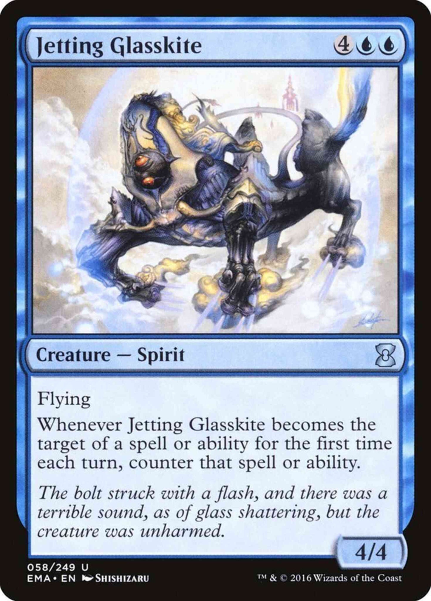Jetting Glasskite [58] [Eternal Masters] [Non-Foil]