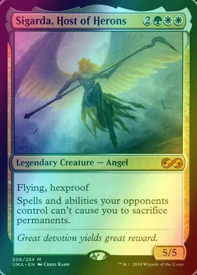 Sigarda, Host of Herons [206] [Ultimate Masters] [Foil]