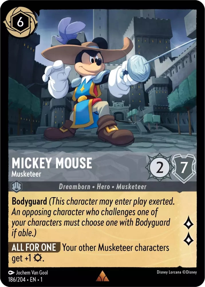Mickey Mouse - Musketeer - 186/204 [The First Chapter] [Non-Foil]