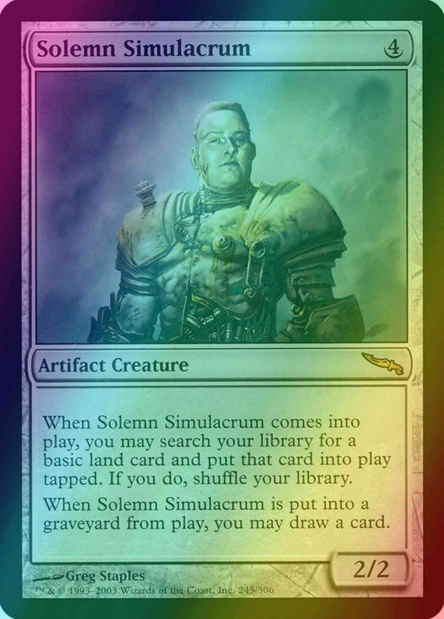 Solemn Simulacrum [245] [Mirrodin] [Foil]