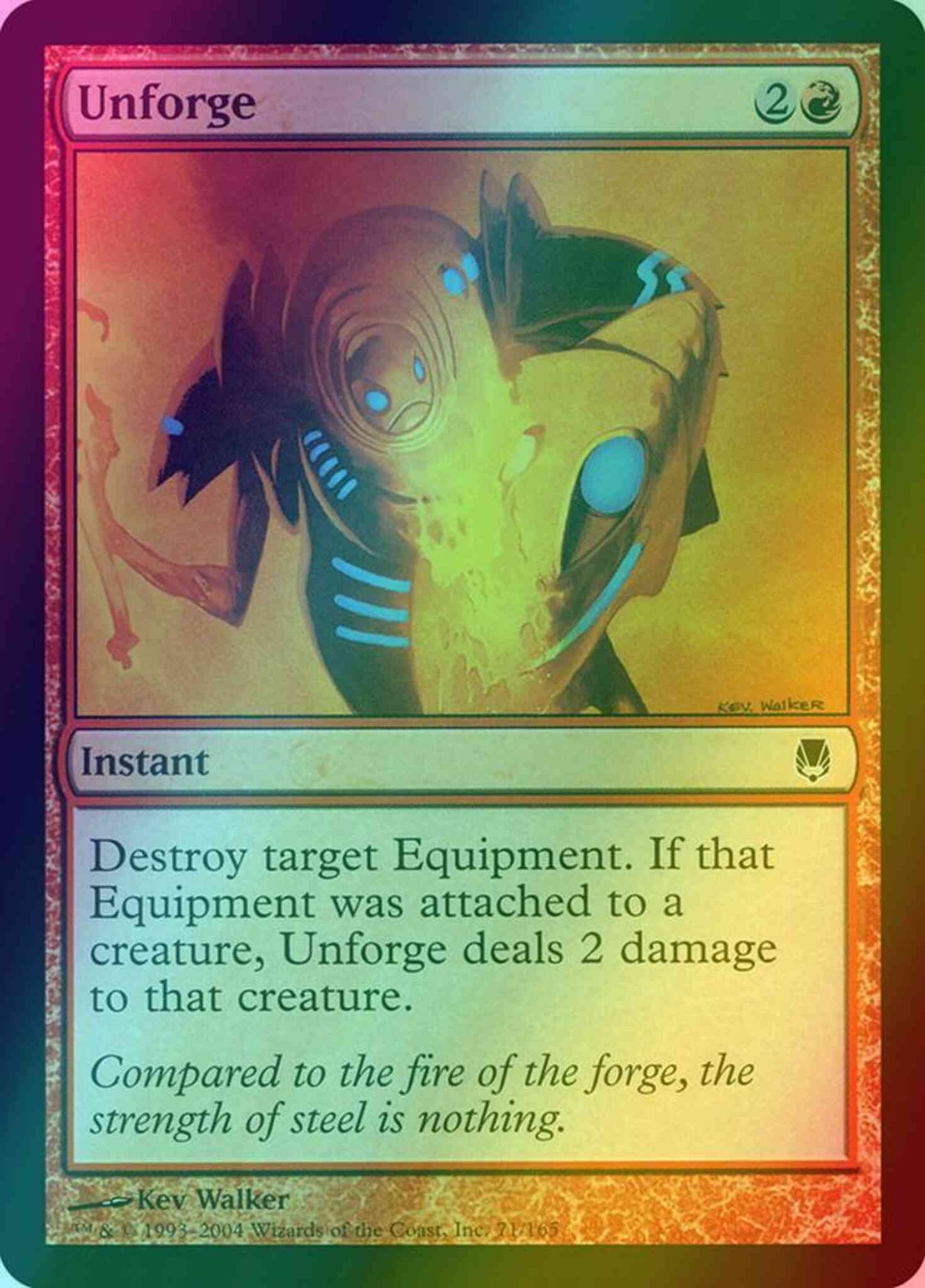 Unforge [71] [Darksteel] [Foil]