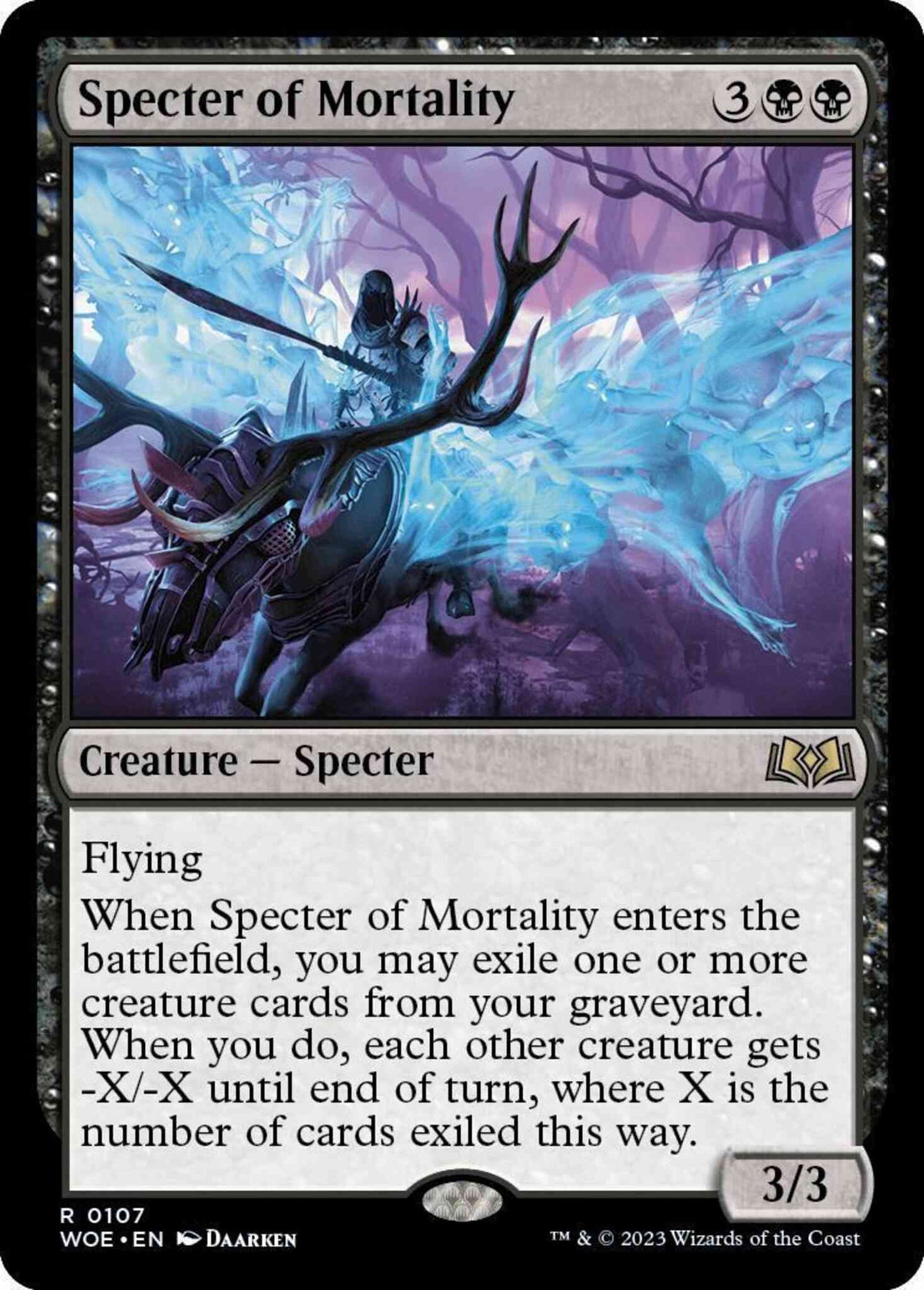 Specter of Mortality [107] [Wilds of Eldraine] [Non-Foil]
