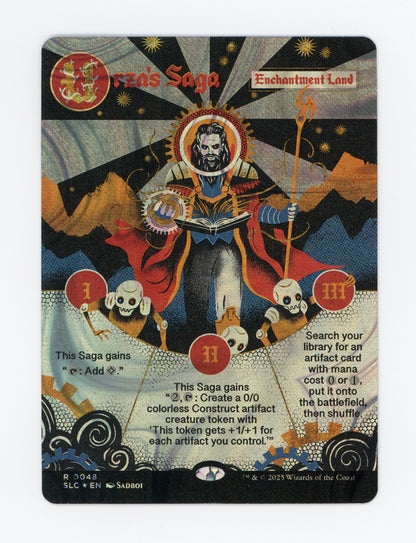 Urza's Saga — Borderless|Encyclopedia of Magic|Halo Foil — ID 19845
