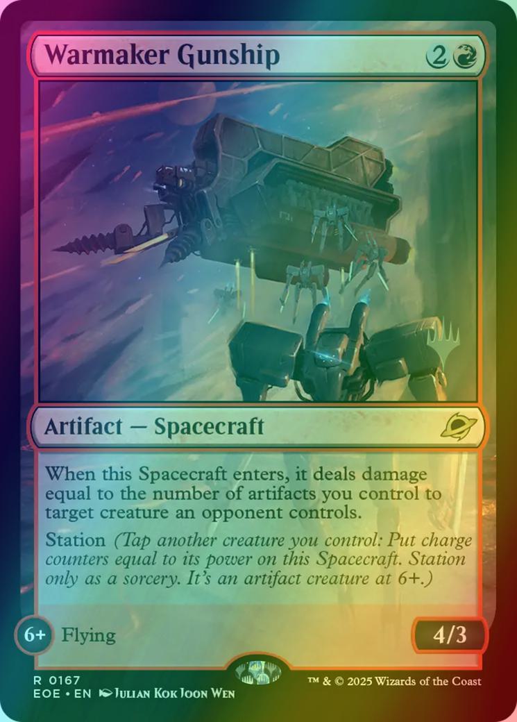 Warmaker Gunship [167p] [Promo Pack] [Edge of Eternities: Promos] [Foil]