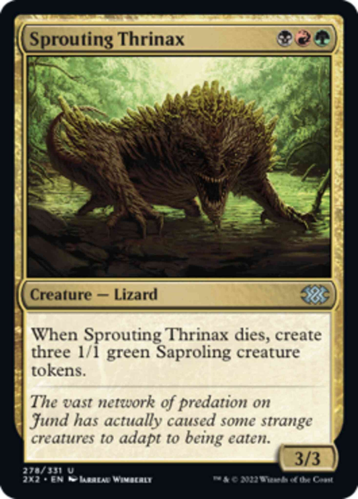 Sprouting Thrinax [278] [Double Masters 2022] [Non-Foil]