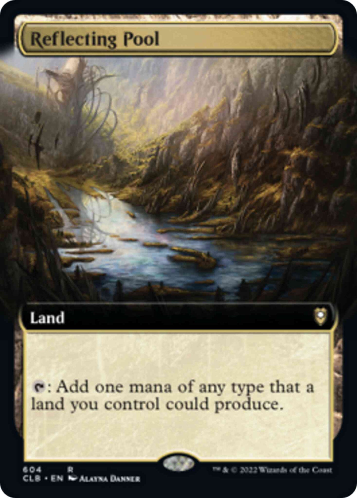 Reflecting Pool [604] [Extended Art] [Commander Legends: Battle for Baldur's Gate] [Non-Foil]