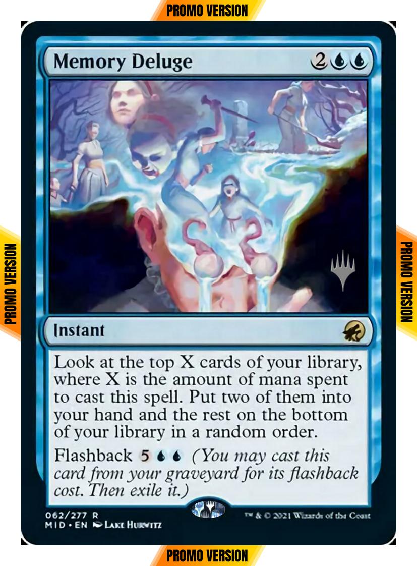 Memory Deluge [Promo Pack] [62p] [Innistrad: Midnight Hunt Promos] [Non-Foil]