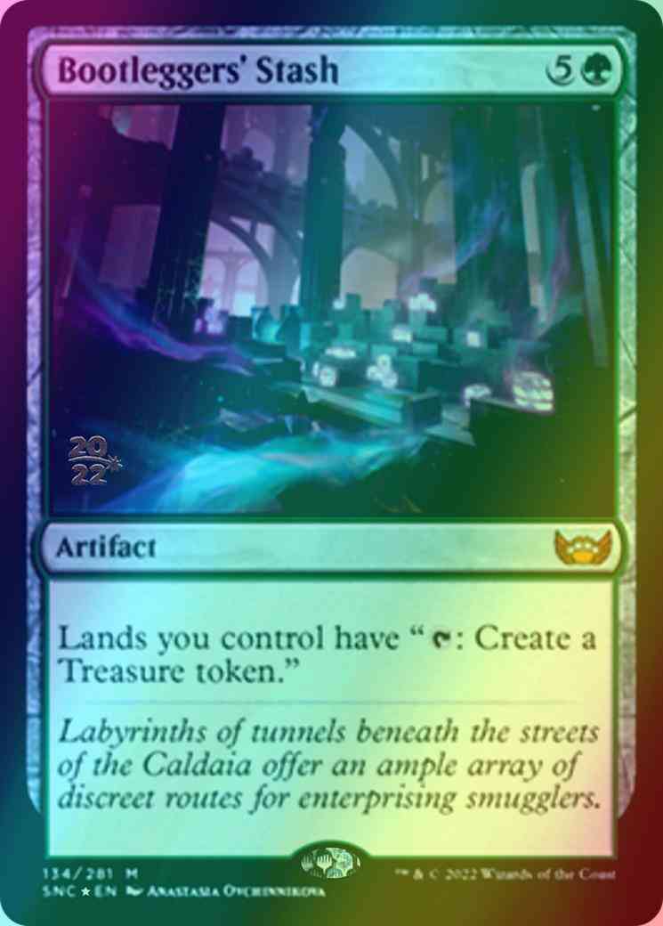 Bootleggers' Stash [Prerelease] [134s] [Streets of New Capenna: Promos] [Foil]