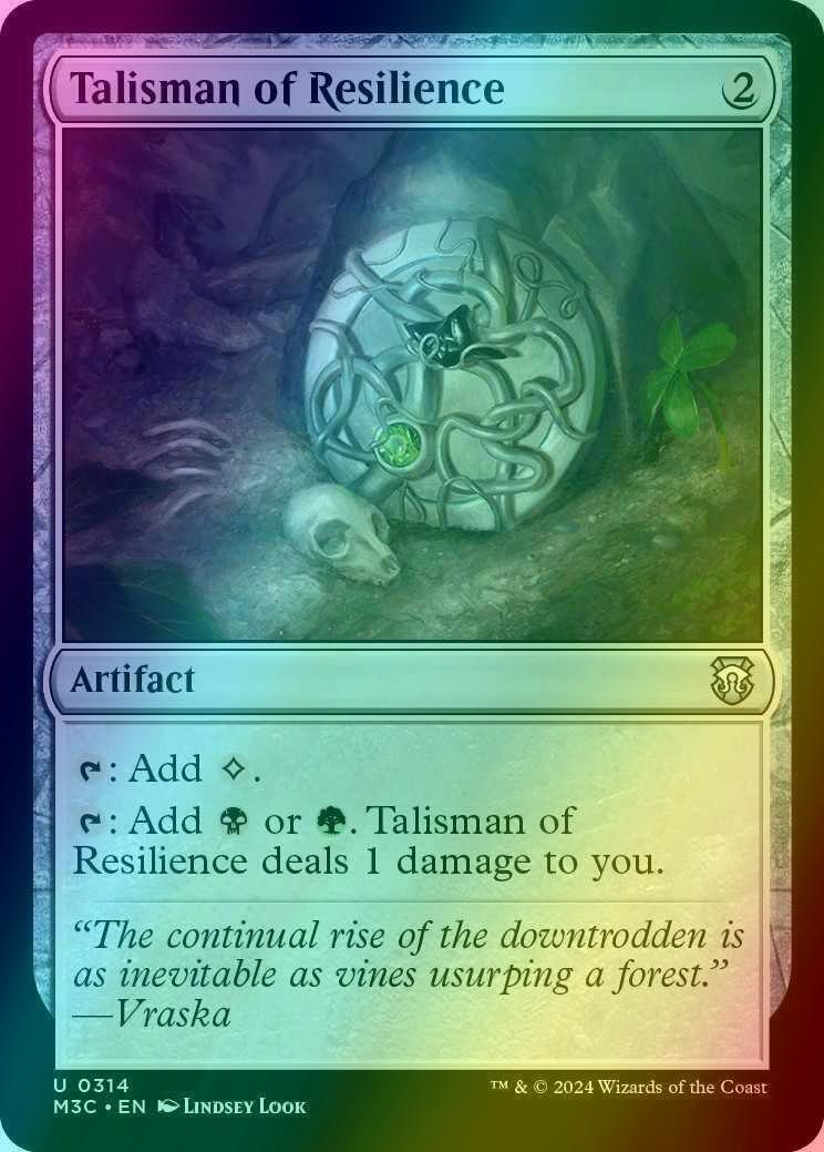 Talisman of Resilience [314] [Modern Horizons 3: Commander] [Ripple Foil]