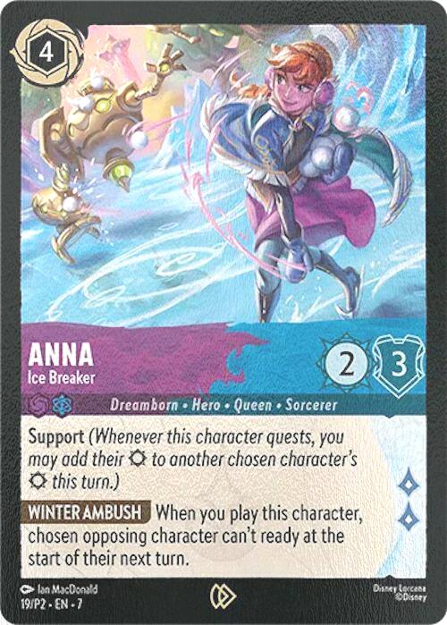 Anna - Ice Breaker - 19/P2 [Disney Lorcana Promo Cards] [Cold Foil]