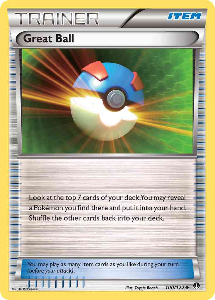 Great Ball - 100/122 - Uncommon [xy9-100] [Non-Holo]