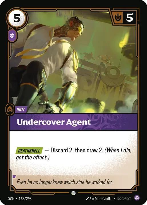 Undercover Agent - 178/298 [Origins] [Non-Foil]